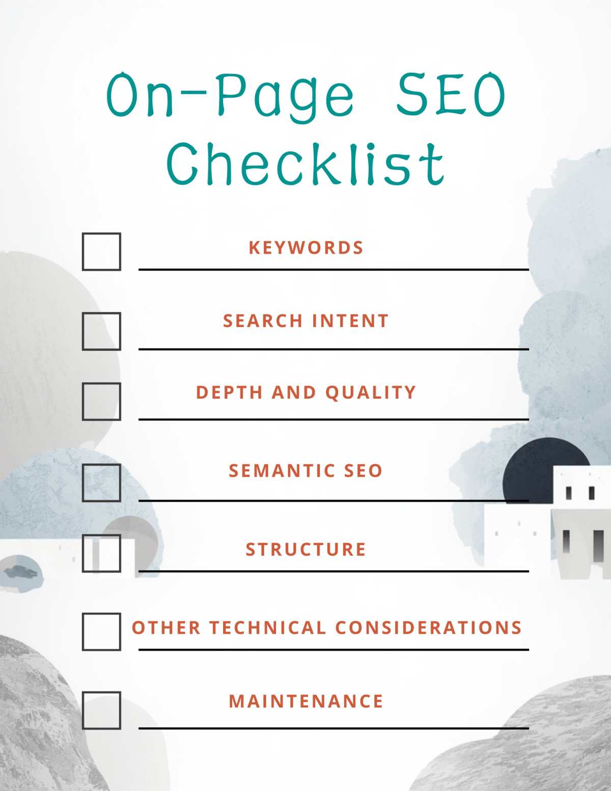 On-Page SEO Checklist for Blog&nbsp;Writers